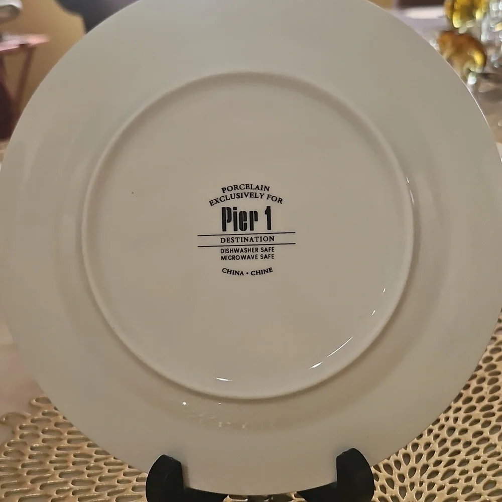 Decorator Plate By Pier 1 Imports Destination Series Porceline